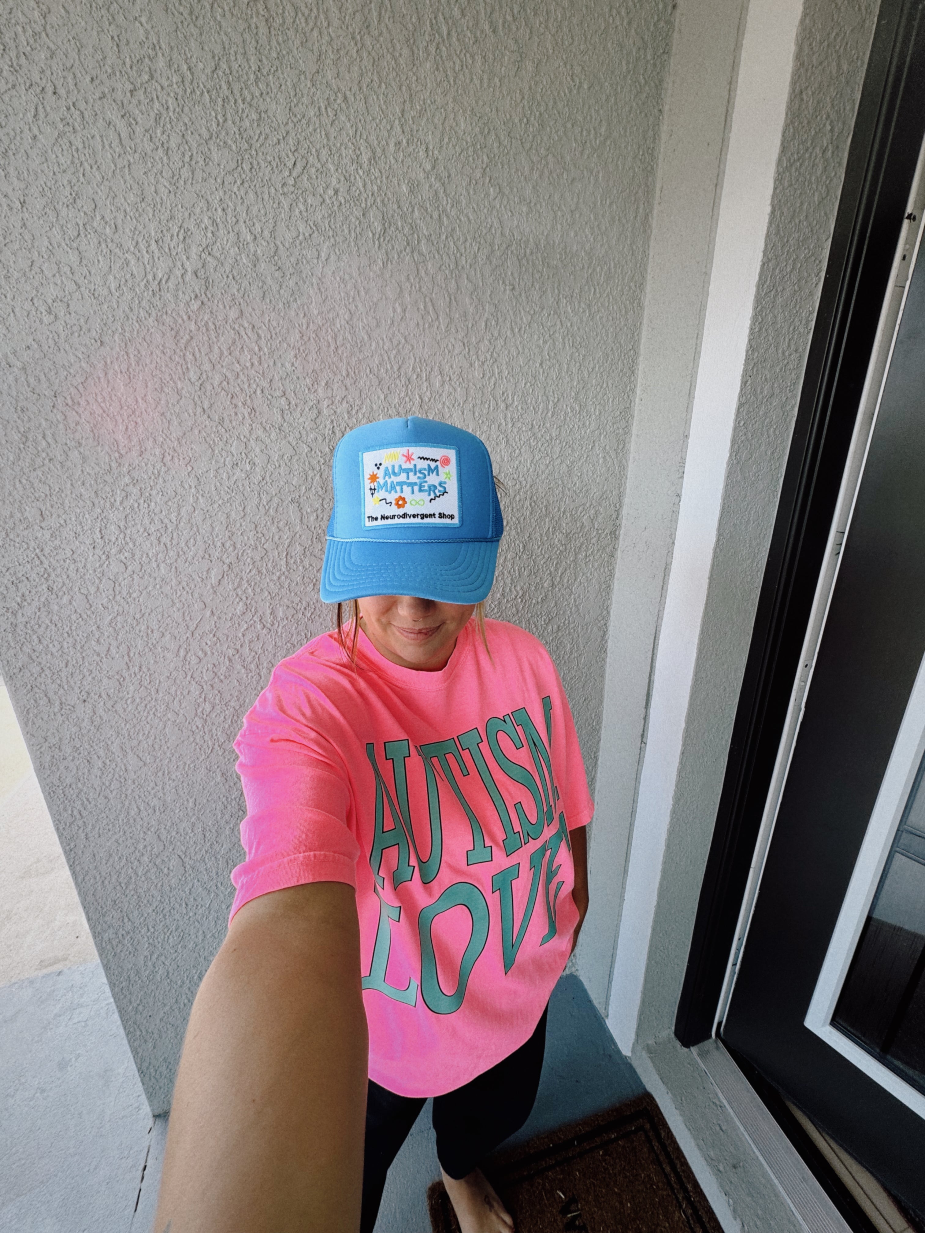 Autism Matters Funky Patch Trucker